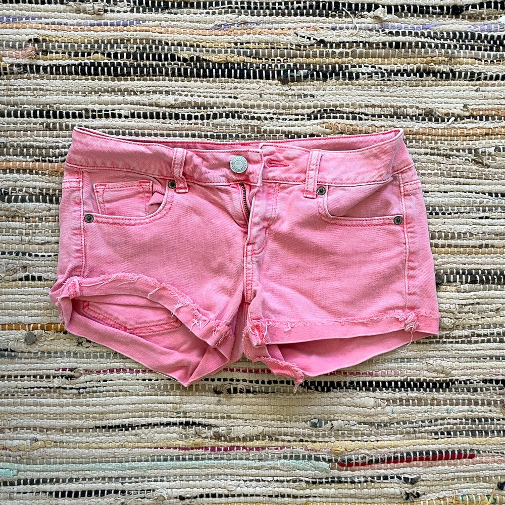 Pink American Eagle shorts, stretchy